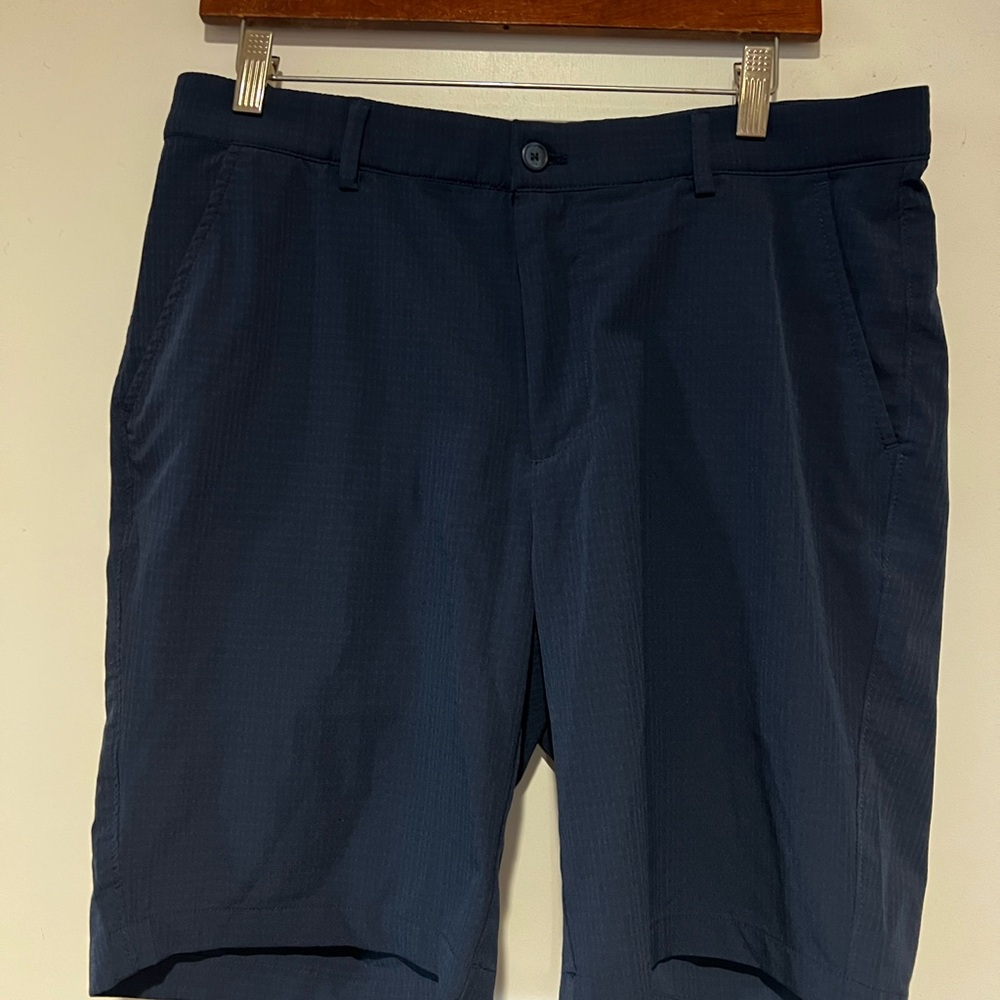 🛍️ Greg Norman Collection Dark Blue Flat Front Shorts